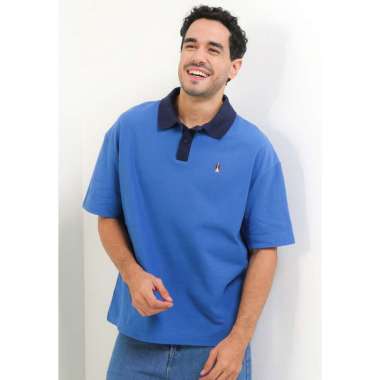 Hush Puppies Kaos Polo Pria Pl Legrand Blue Blue M