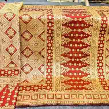 Kain songket palembang mewah cantik bahan bagus | bisa untuk songket pengantin us2