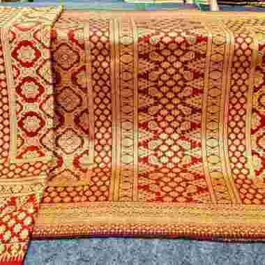 Kain songket palembang mewah cantik bahan bagus | bisa untuk songket pengantin us4