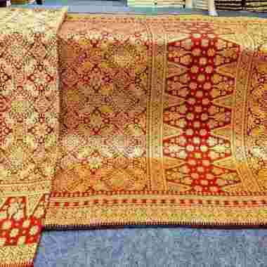 Kain songket palembang mewah cantik bahan bagus | bisa untuk songket pengantin us5