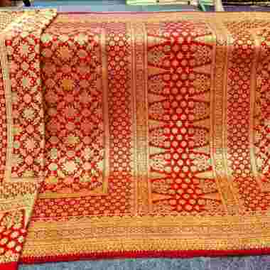 Kain songket palembang mewah cantik bahan bagus | bisa untuk songket pengantin us8