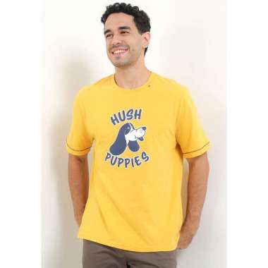 Hush Puppies Kaos Pria Pl Flux Yellow Yellow M