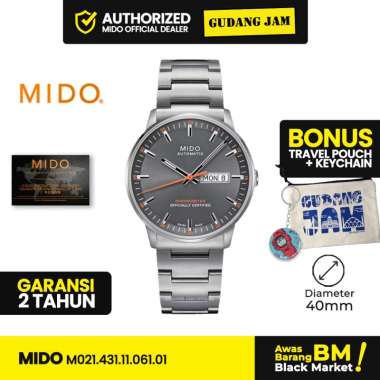 Jam Tangan Pria Mido M021.431.11.061.01 Commander Chronometer