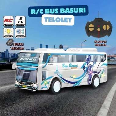 Mainan Anak Rc Bus Basuri Telolet Remote Control Basuri Rc Bus Telolet Suara Telolet