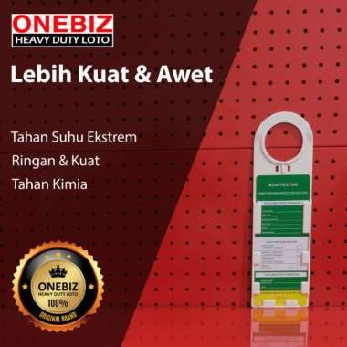 ONEBIZ LOTOTO (Lockout Tagout Tryout) Scaffold Holder Tag Scaffolding Tag