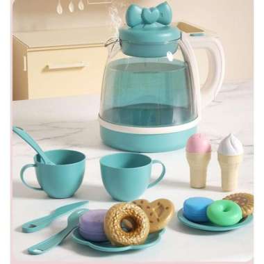 Mainan Anak Spray Kettle Afternoon Tea Time Happy Dessert Toy