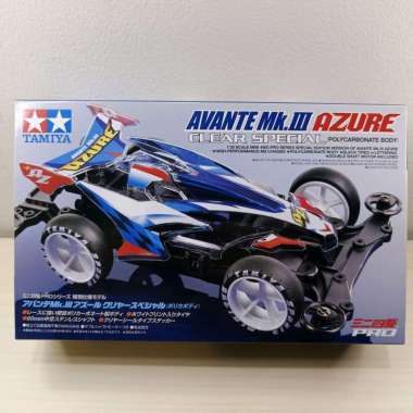 Tamiya mini 4wd Avante MK III Azzure Clear special, MS Chassis.