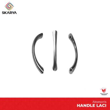 Tarikan Gagang Handle Laci Pintu Lemari Bahan Besi (Baru)