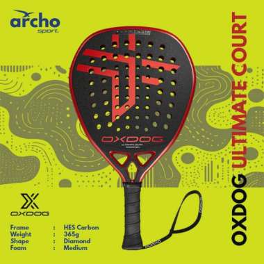 OXDOG Ultimate Court 25 Padel Racket / Raket Padel - ORIGINAL 100%