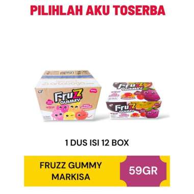 Permen Fruzz Gummy MARKISA - ( HARGA 1 DUS )