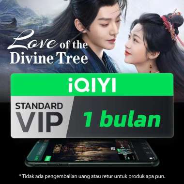 (E-Voucher) iQIYI VIP 1 Bulan Standard VIP, HD 1080P + Skip Iklan (Drama/Anime) + Download Tanpa Bat