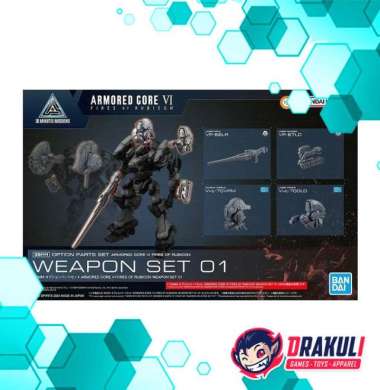 BANDAI Plamo 30MM Option Parts Set Armored Core Fires Of Rubicon Weapon Set 01