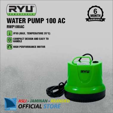 Pompa Air Mini Listrik 100 Watt Kecil untuk Aquarium / Sirkulasi / Kolam - AC Water Pump RYU