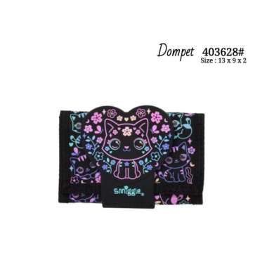 Tas Ransel Sekolah Anak Backpack Trolley Troli Lunchbag Bento Pencil Case Eclipse Cat Kucing Wallet