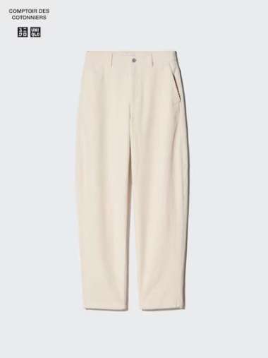UNIQLO CDC COMPTOIR DES COTONNIERS Celana panjang Corduroy Curve Pants Wanita OFF WHITE M
