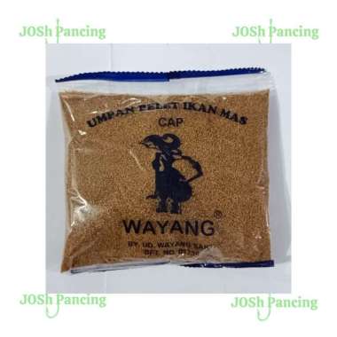 Wayang Coklat umpan pancing pelet ikan mas cap wayang sakti