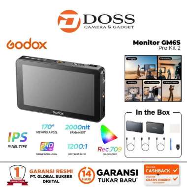 Godox Monitor GM6S Pro Kit 2 GM 6S Pro Kit 2