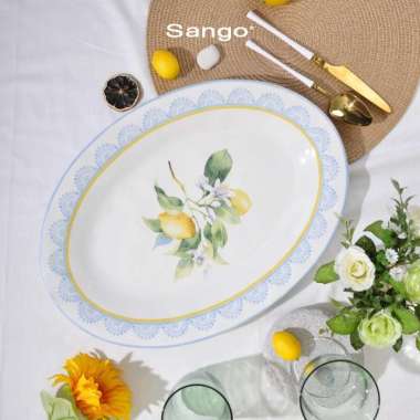 SANGO Piring Oval Limoncello (Isi 1)
