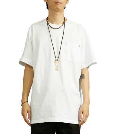 DICKIES - Men's Heavyweight SS Pocket Tee - Kaos Lengan Pendek Pria - FW25 DICKIES WHITE L