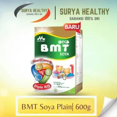 Promo Harga Morinaga BMT Soya Susu Formula Bayi 0-6 Bulan Plain 600 gr - Blibli