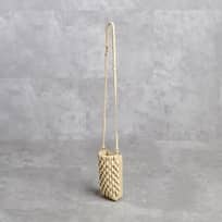 Tas POLENE ONDA BEIGE PHONE BAG WITH CARD SLOT 100% ORIGINAL