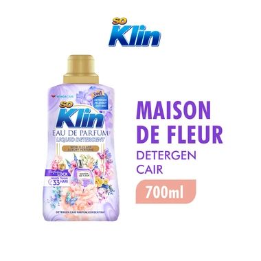 SoKlin Eau de Parfum Liquid Detergent Maison De Fleur Botol 700 ml