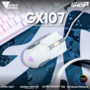 VortexSeries GX107 - Gaming Mouse - Putih White