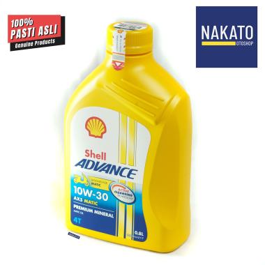 Oli Shell AX5 Matic 10W30 0.8 L 800 ml mineral Scooter Beat Vario Mio Honda Yamaha