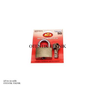 GEMBOK ATS 50 PENDEK - GEMBOK PINTU / PAGAR - KUAT ATS 50 MM SHORT