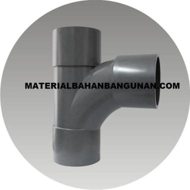 Tee Way 4 x 1.5 Inch AW Penyambung Pipa Te Ye Rucika Ledeng Saluran Ai