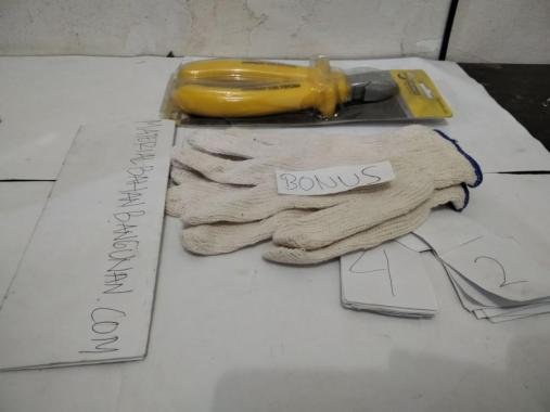 TANG ISOLATOR LISTRIK 10000V BONUS SARUNG TANGAN 5 BENANG PUTIH
