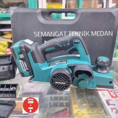 M-90 CORDLESS MESIN SERUT KETAM PLANNER PLANER KAYU 4AH 20V MOLLAR M90