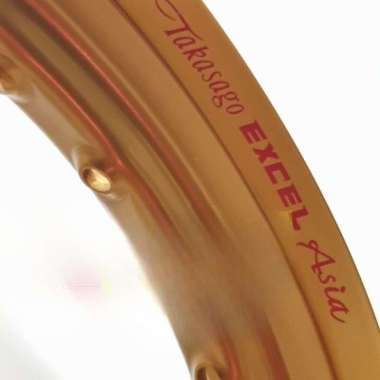 Velg Takasago Excel Asia 18 X 1.85 (36H) & 21 X 1.60 (36H) Black Hitam - Black