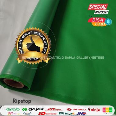 Kain Bahan Tas Baby Ripstop Ribstok Ripstok Dienier Dinir Hijau