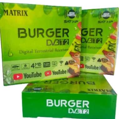 Matrix Set Top Box UHF tv analog / tabung siaran tv digital dvbt2 gratis siaran seumur hidup dan tan