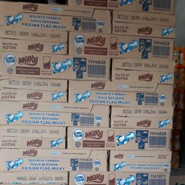 Frisian Flag Milky Uht 115Ml Coklat