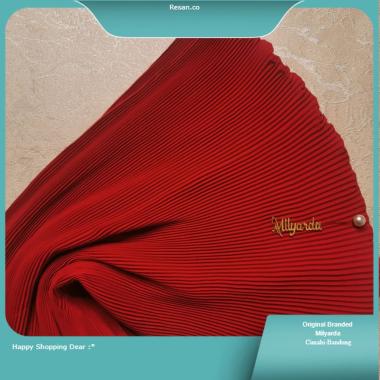 BIG SALE Hijab Pashmina Plisket FULL tanpa garis tengah Pasmina Ceruti Babydoll Phasmina Jahit Tepi