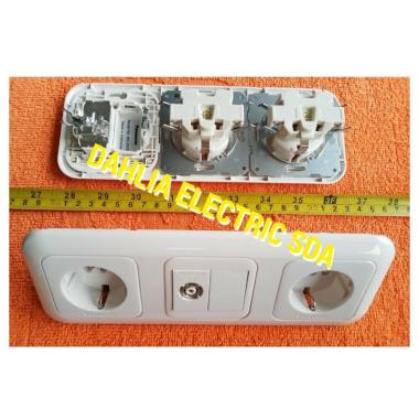 STOP KONTAK ARDE DOUBLE + STOP TV PANASONIC IB