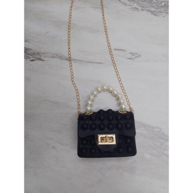 Korea Style Tas Selempang Mini Mutiara Pop It Anak SAS772 - Tas Anak - Tas Jelly Rubber - Tas Import