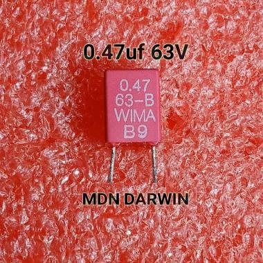 KAPASITOR WIMA 0.47uf 63V 470NF ORIGINAL WIMA