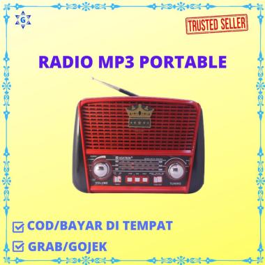 RADIO ASATRON 1095 USB MP3 AM FM PORTABLE BISA CHARGE BISA BATERAI