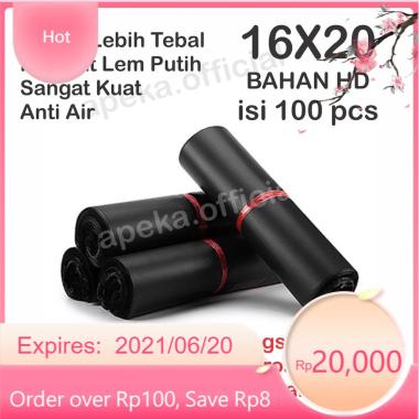 PLASTIK POLYMAILER POLYMER POLIMER PACKINGAN ONLINE SHOPE AMPLOP PLASTIK UK 16X20CM