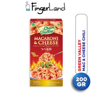 GREEN VALLEY Macaroni and Cheese 'n Chilli 200 gram Mac n Cheese Pedas