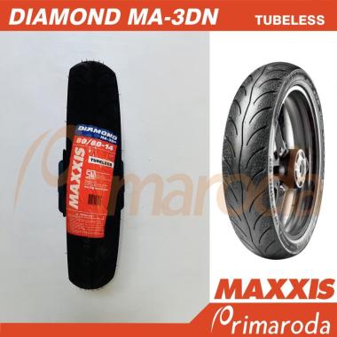 Ban Depan Yamaha Mio S, Mio Z, Mio GT Tubeless MAXXIS 80/80 Ring 14 Diamond MA-3DN
