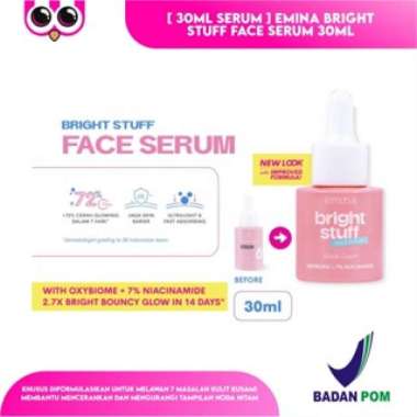 [ 30ML SERUM ] EMINA BRIGHT STUFF FACE SERUM 30ml / SERUM WAJAH