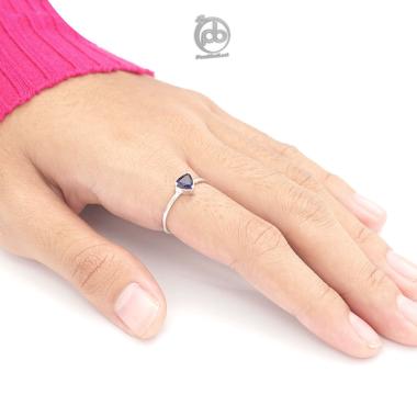 Cincin Imut Wanita Perak Bali 925 Asli Natural Iolite Yolita 05