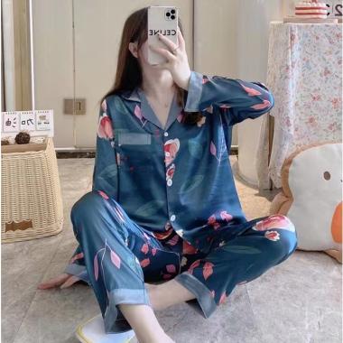 Piyama Satin Lengan Panjang Import Premium | Baju Tidur Satin Lengan Panjang | Piyama Dewasa Satin L