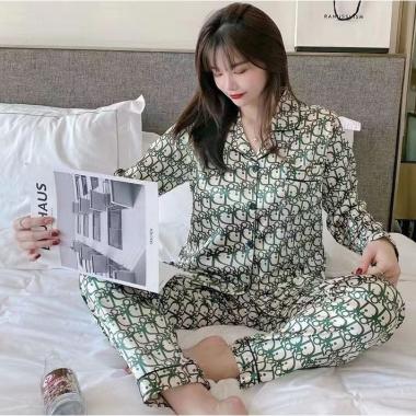 Piyama Satin Lengan Panjang Import Premium | Baju Tidur Satin Lengan Panjang | Piyama Dewasa Satin D