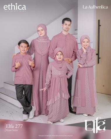 ELFA 277 ROSE SLATE GAMIS DEWASA KAGUMI 278 KOKO KAHFI 284 GAMIS ANAK KAGUMI KIDS 135 KOKO ANAK KAHF