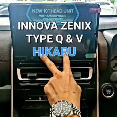 INNOVA ZENIX G V Q HYBRID 2023 - Anti Gores Head Unit , AC - Hikaru - AC Display, Hybrid Hybrid AC D